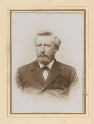 Portrait of a man with a moustache and beard