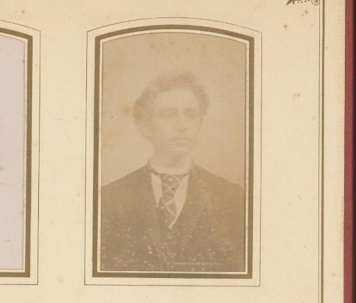 Portrait of a man with a necktie