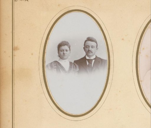 Portrait of a woman and a man