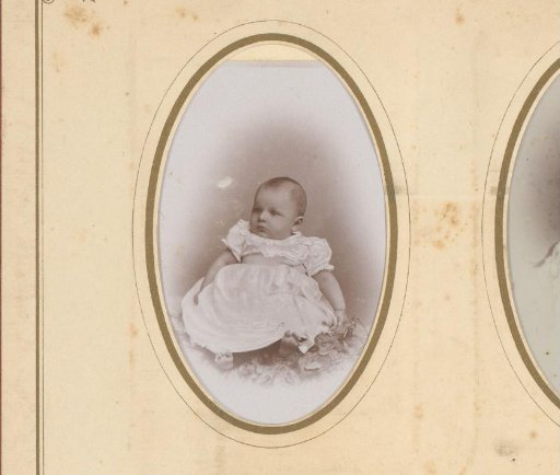 Portrait of a sitting baby