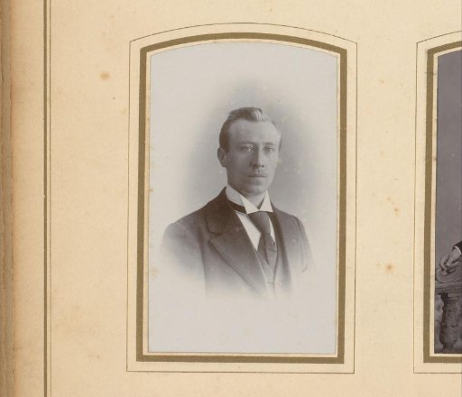 Portrait of a man with a mustache and cravat