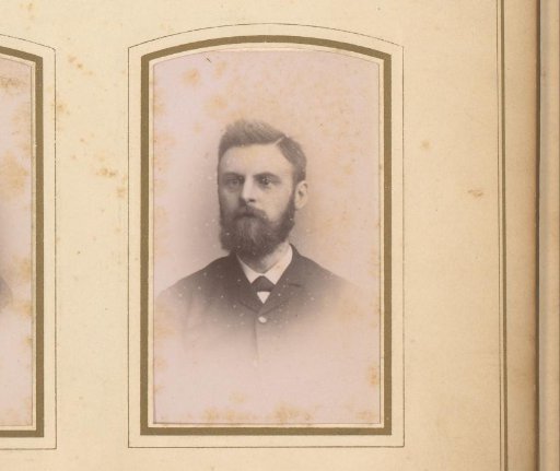Portrait of a man with a mustache and beard