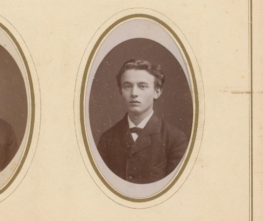 Portrait of a young man with a bow tie
