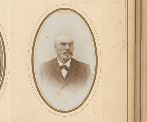 Portrait of a man with a moustache and beard