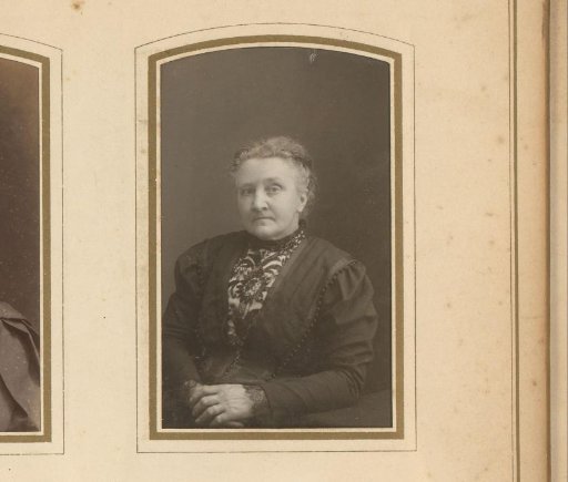 Portrait of a seated woman