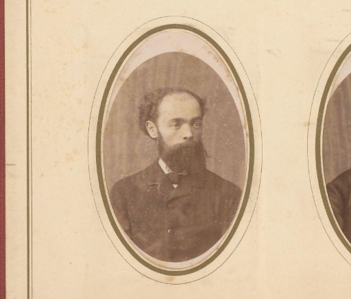 Portrait of a man with a mustache and beard