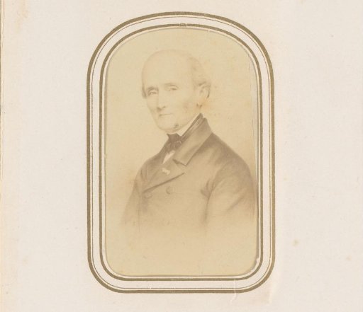 Photographic Reproduction of a Drawn Portrait of a Man