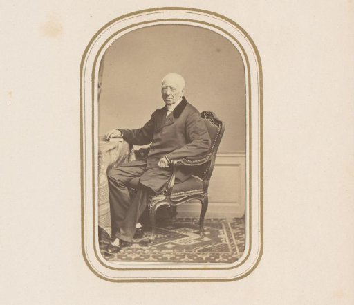 Portrait of a seated man