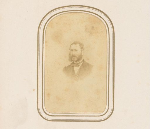 Portrait of a man with sideburns