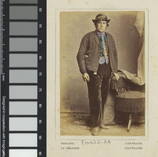 Portrait of an Unknown Man in Traditional Dress from Nieuwland, Zeeland