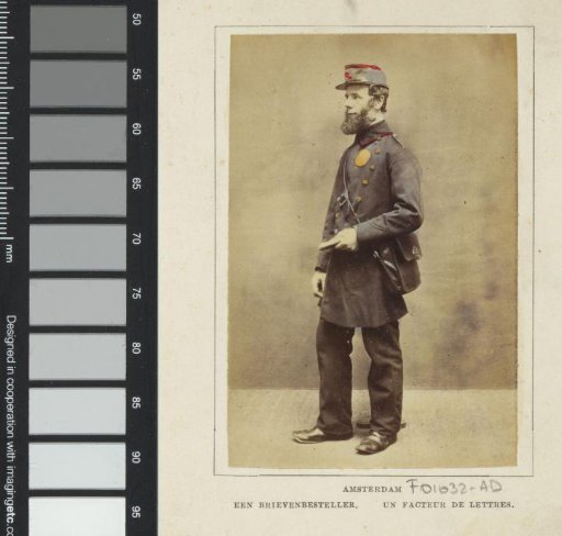 Portrait of an Unknown Postman from Amsterdam, North Holland
