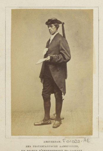 Portrait of an Unknown Protestant Announcer from Amsterdam, North Holland