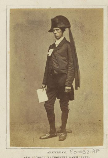 Portrait of a Roman Catholic Announcer from Amsterdam, North Holland