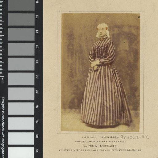 Portrait of an Unknown Woman in Traditional Dress from Leeuwarden, Friesland
