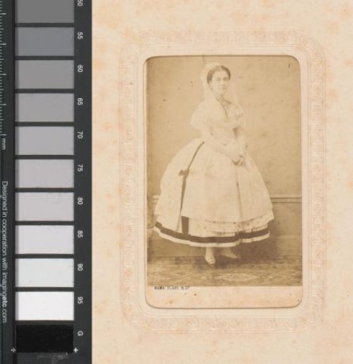 Portrait of a woman in a dress