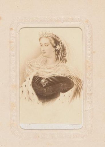 Photographic reproduction of a portrait of a presumably noblewoman