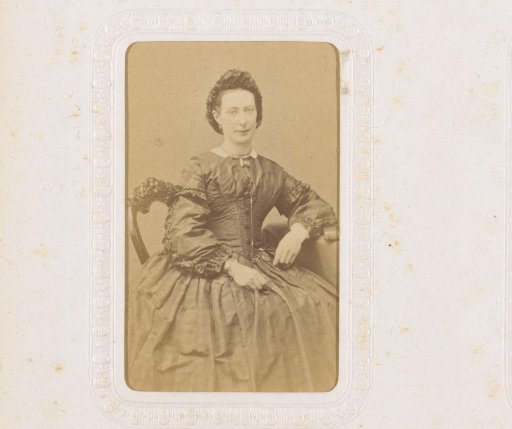 Portrait of a seated woman