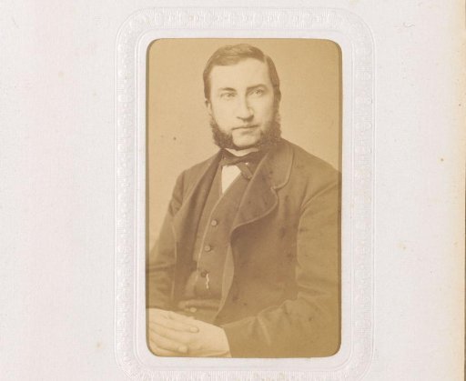 Portrait of a man with sideburns