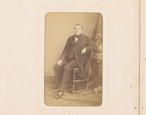 Portrait of a seated man