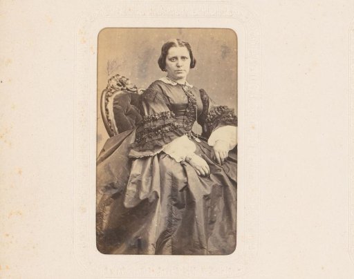 Portrait of a seated woman