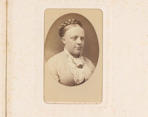 Portrait of a Woman with Plait in Her Hair