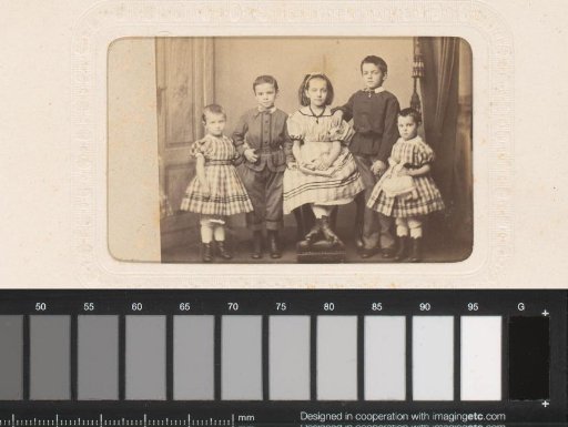 Portrait of five children