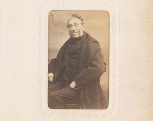 Portrait of a seated man