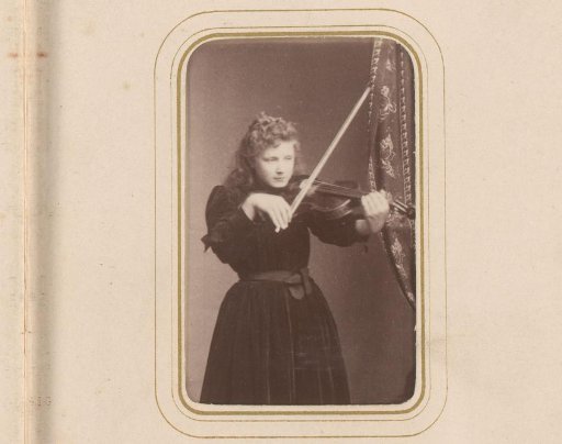Portrait of a Girl Playing the Violin