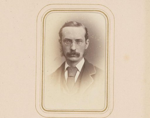 Portrait of a Man with Spectacles and a Necktie