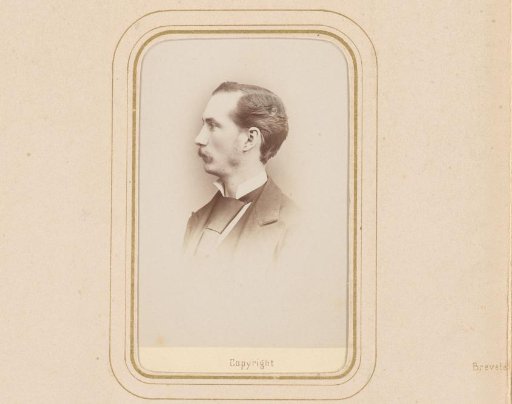 Portrait of a Man with a Moustache, in Profile