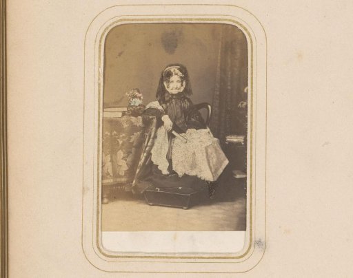 Portrait of a Seated Old Woman with Cap and Fan in Hand