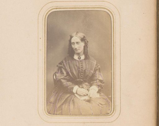 Portrait of a Seated Woman with a Book on Her Lap
