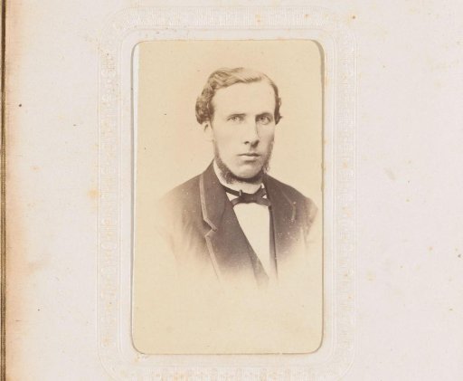 Portrait of a Man with a Ring Beard and a Bow Tie