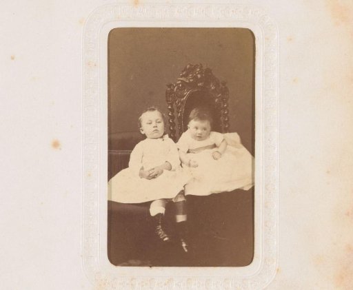 Portrait of a Toddler and a Baby
