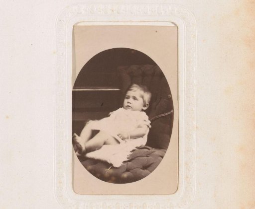Portrait of a reclining child