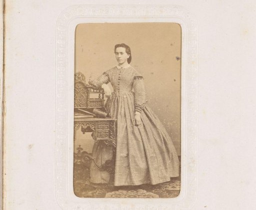 Portrait of a Woman, Standing by a Writing Desk