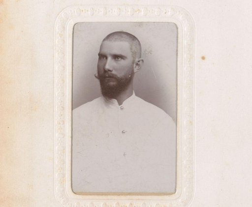 Portrait of a man with a mustache and beard