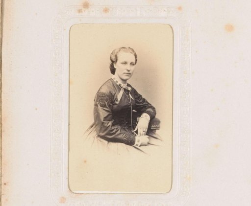 Portrait of a seated woman