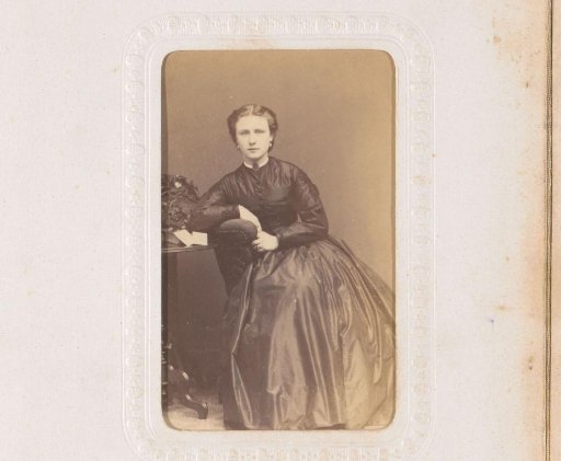 Portrait of a seated young woman