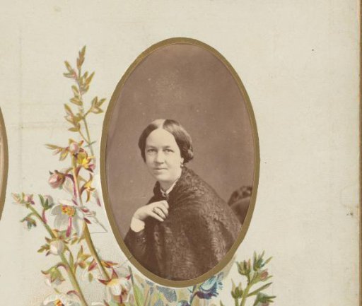 Portrait of a seated woman