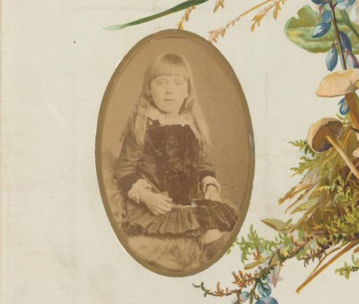 Portrait of a seated girl