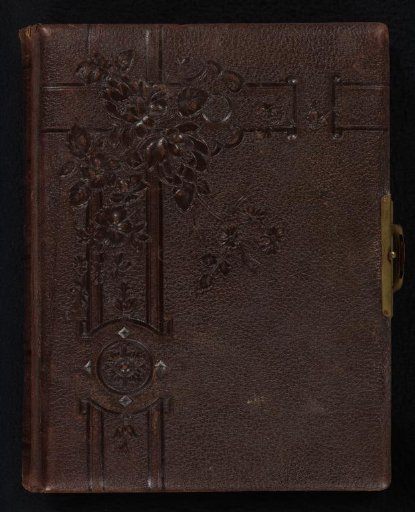 English and American family album with music box