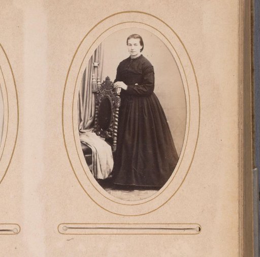 Portrait of a Standing Woman, Identified as Mrs. Kellema