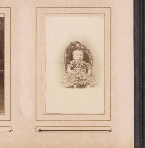 Portrait of a seated child