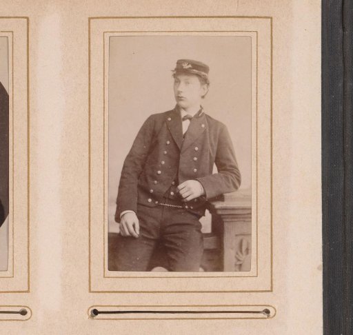 Portrait of a young man with a cap