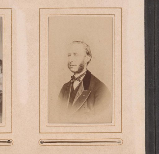 Portrait of a man with sideburns
