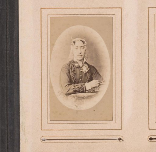 Portrait of a woman with a cap