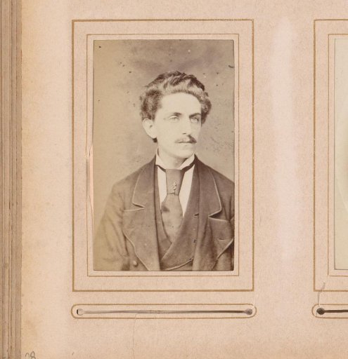 Portrait of a man with a mustache