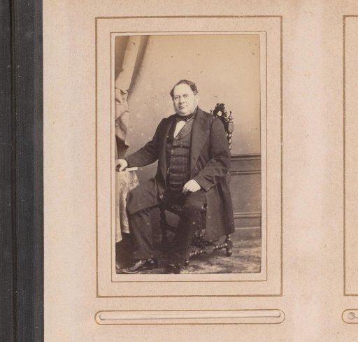 Portrait of a seated man