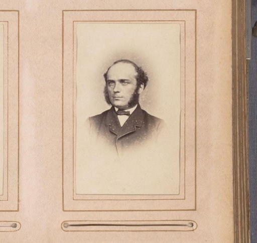 Portrait of a man with sideburns